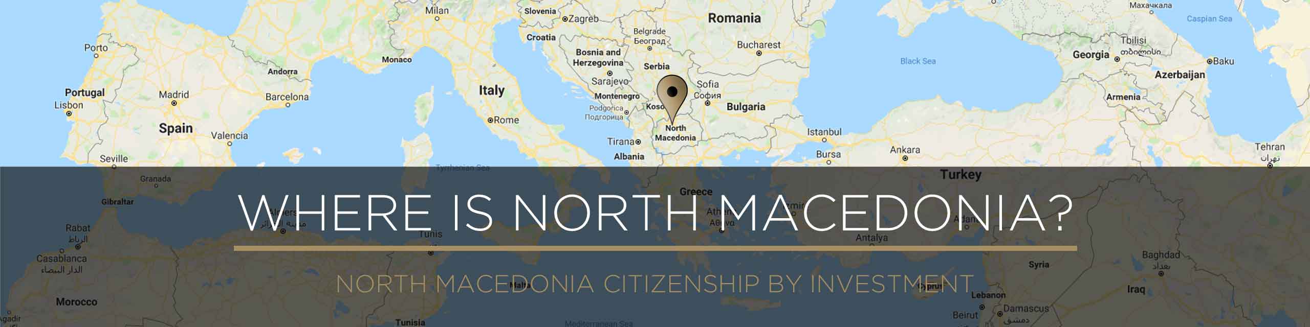Where is North Macedonia located in the world?